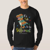 Autism Awareness Rex It s Ok To Be Different Tシャツ (正面)