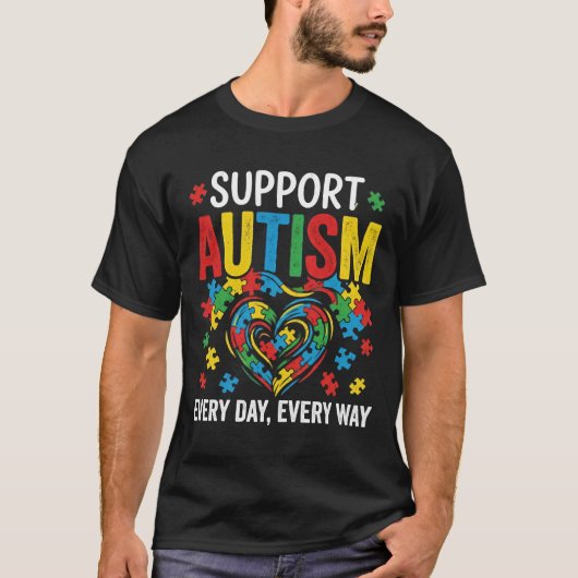 Autism awareness tシャツ (正面)