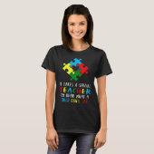 Autism Awareness Teacher Special Education Teach A Tシャツ (正面フル)