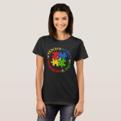Autism Awareness Teacher  Teach Accept Understand  Tシャツ (正面フル)
