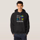 Autism Awareness Tees I Am A Proud Autism Grandma パーカ (正面フル)