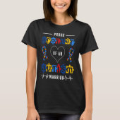 Autism Awareness Warrior Brother ASD Autistic Puzz Tシャツ (正面)