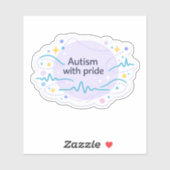 Autism Awareness | With Pride Vinyl Sticker  シール (シート)