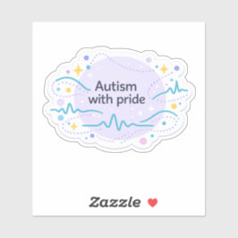 Autism Awareness | With Pride Vinyl Sticker  シール