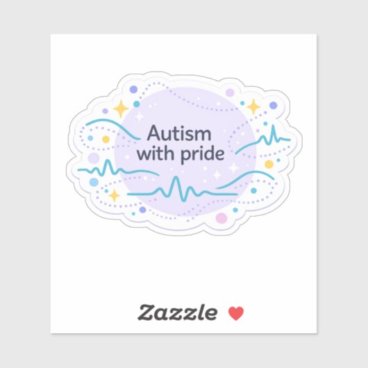 Autism Awareness | With Pride Vinyl Sticker  シール (シート)