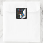 Autism Awareness Women Kid Acceptance I See Your T スクエアシール (バッグ)