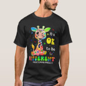 Autism Awareness Women Kid Its Ok To Be Different Tシャツ (正面)