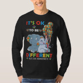 Autism Awareness Women Kid Its Ok To Be Different Tシャツ (正面)