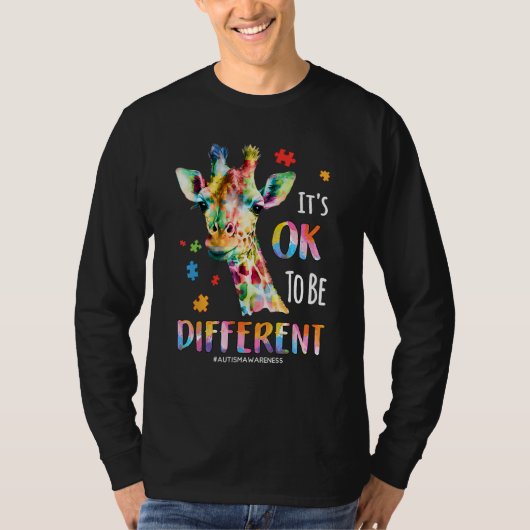 Autism Awareness Women Kid Its Ok To Be Different  Tシャツ (正面)
