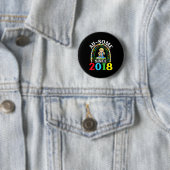 Autism Awesome Ausome Since 2018 Awareness 8th Bir 缶バッジ (インサイチュ)