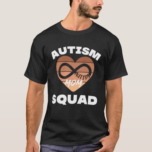 Autism Black Mom Squad Autistic Son Kids Autism In Tシャツ (正面)