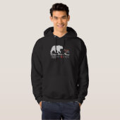 Autism Bonus Mom Bear Autism Awareness Day Autisti パーカ (正面フル)