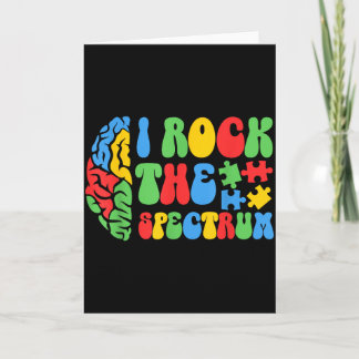 Autism Brain I Rock The Spectrum Awareness Boys Gi カード