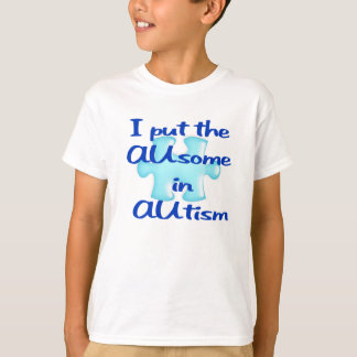 AUtism Children's Autism ShirtにAUsomeを入れる Tシャツ
