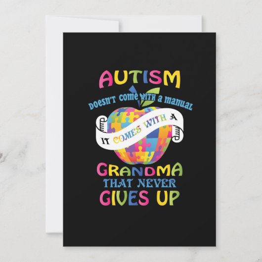 Autism Comes With A Grandma That Never Gives Up.pn セーブザデート (正面)