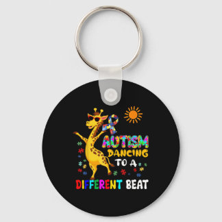 Autism Dancing Fun Different Beat Autism Awareness キーホルダー