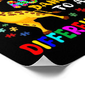 Autism Dancing Fun Different Beat Autism Awareness ポスター (角)