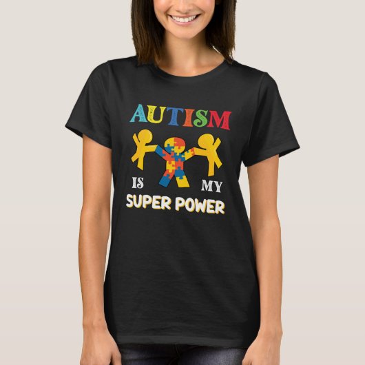 autism day awareness autistic love puzzle kids pro tシャツ (正面)