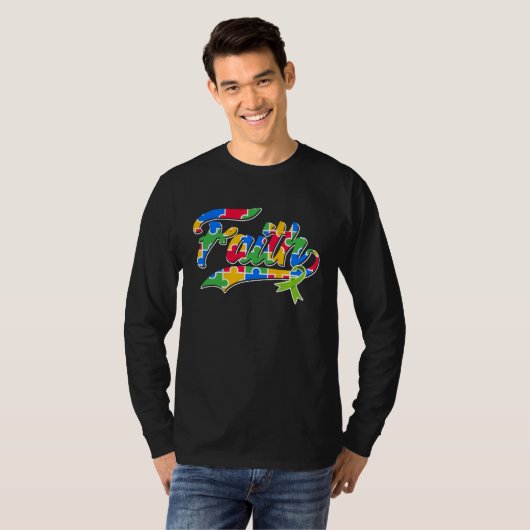 Autism Diversity Autistic Awareness Solidarity 5 Tシャツ (正面フル)
