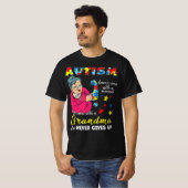 Autism Doesn't Come With A Manual Grandma Who Neve Tシャツ (正面フル)