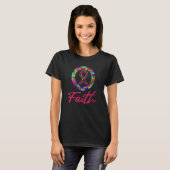 Autism Faith Cross Autism Autistic Gifts Autism Aw Tシャツ (正面フル)