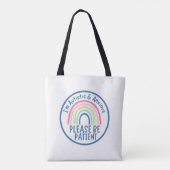 Autism Friendly Reusable Grocery Shopping tote bag トートバッグ (裏面)