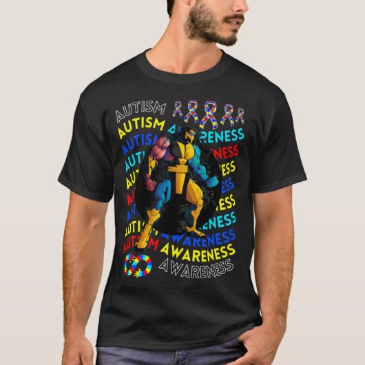 Autism Gamer Navigating Autism Autism Mom Dad Gami Tシャツ (正面)