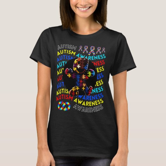 Autism Gamers Navigating Autism Autism Mom Dad Gam Tシャツ (正面)