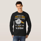 Autism Grandson Autism Awareness Men Women Grandpa Tシャツ (正面フル)