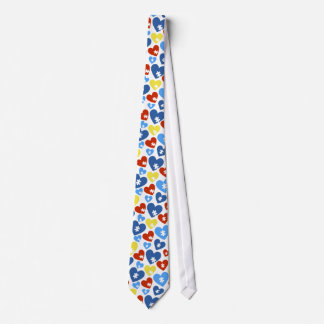 Autism Heart Neck Tie ネクタイ