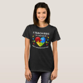 Autism I Teach Kids To Talk Back   Speech Therapis Tシャツ (正面フル)