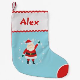 Autism Inspired - Custom Santa Christmas Stocking スモールクリスマスストッキング