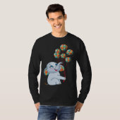 Autism is my Incredible talent Baby Elephant Autis Tシャツ (正面フル)