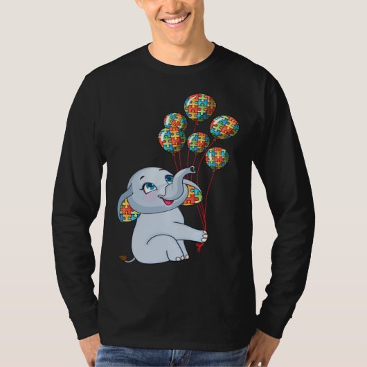 Autism is my Incredible talent Baby Elephant Autis Tシャツ (正面)
