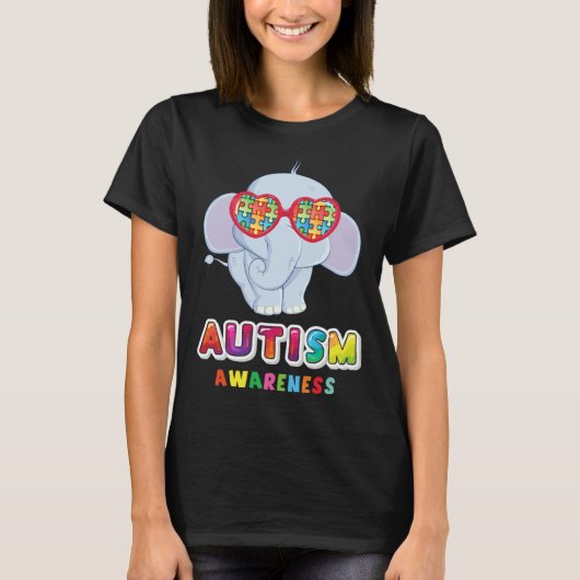 Autism is my Incredible talent Baby Elephant Autis Tシャツ (正面)