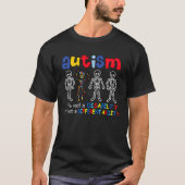 Autism it s a different ability Dabbing Dancing Sk Tシャツ (正面)