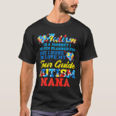 Autism Journey Never Planned Tour Guide Nana Grand Tシャツ (正面)