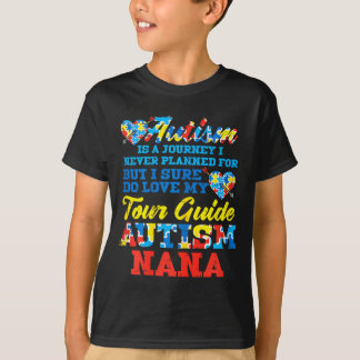 Autism Journey Never Planned Tour Guide Nana Grand Tシャツ