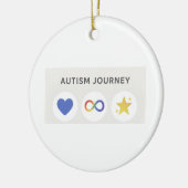 autism jpurney セラミックオーナメント (左)
