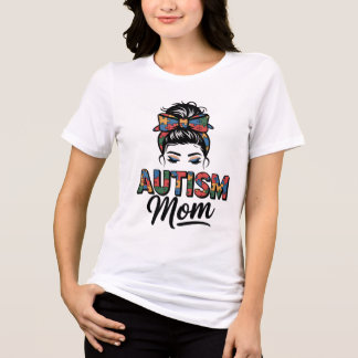 Autism Mom トライブレンドＴシャツ