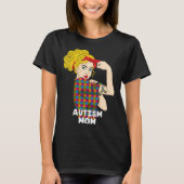 Autism Mom Autism Awareness Kindness Support Autis Tシャツ (正面)