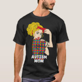 Autism Mom Autism Awareness Kindness Support Autis Tシャツ (正面)