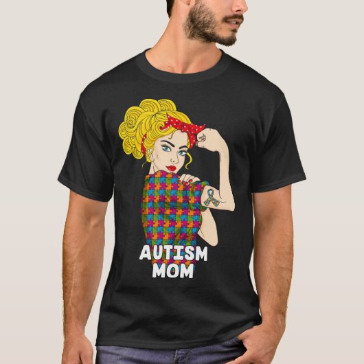 Autism Mom Autism Awareness Kindness Support Autis Tシャツ (正面)