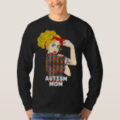 Autism Mom Autism Awareness Kindness Support Autis Tシャツ (正面)