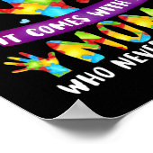 Autism Mom Doesn't Come With A Manual Women Autism ポスター (角)