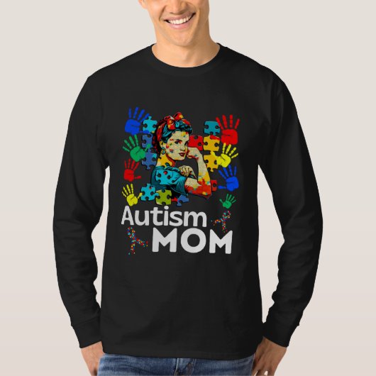 Autism Mom Navigating Autism Spanish Mother Hispan Tシャツ (正面)