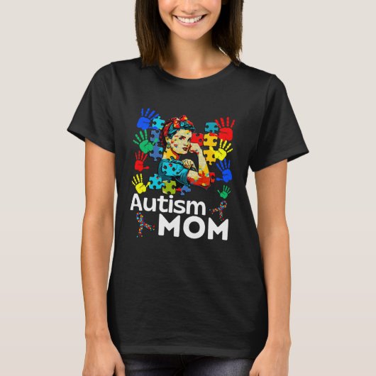 Autism Mom Navigating Autism Spanish Mother Hispan Tシャツ (正面)