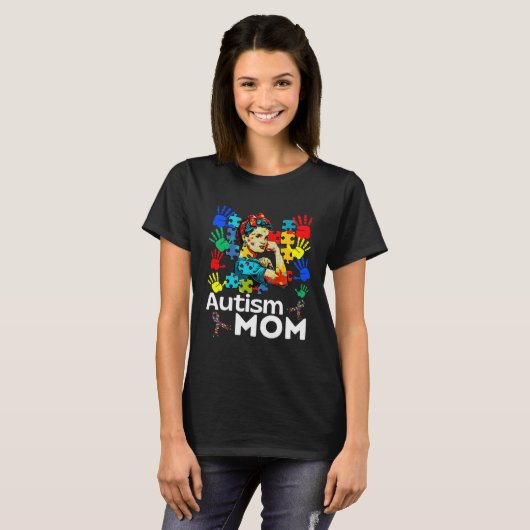 Autism Mom Navigating Autism Spanish Mother Hispan Tシャツ (正面フル)