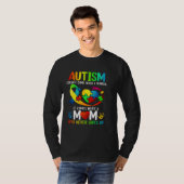Autism Mom  Women Autism Awareness  Mom Autism Tシャツ (正面フル)