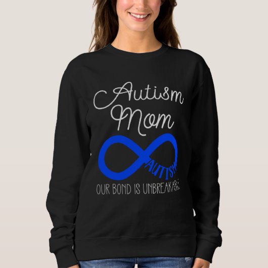 Autism Mom  Women Autism Awareness Month Autistic  スウェットシャツ (正面)